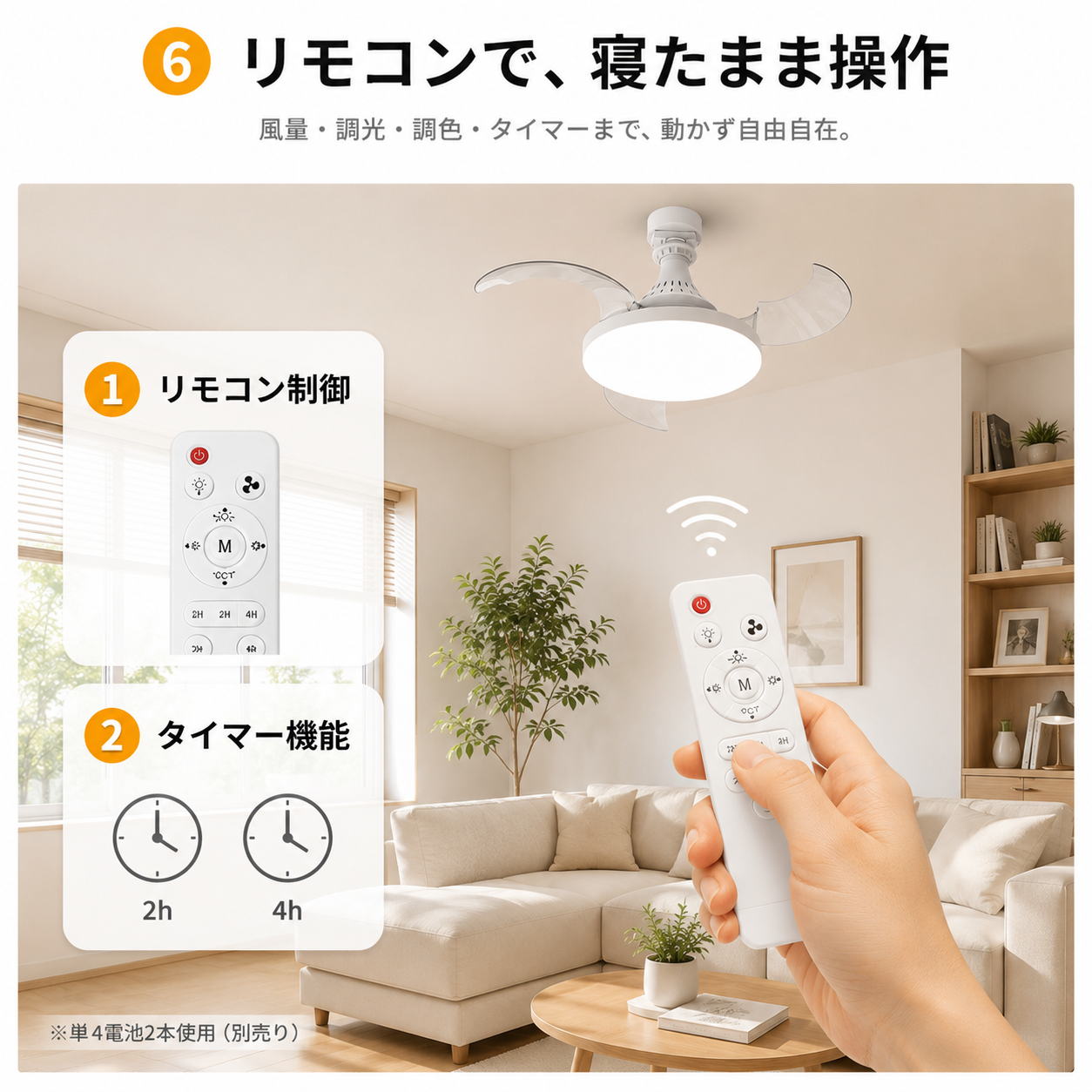 カゼライト™|1台2役シーリングファンライト